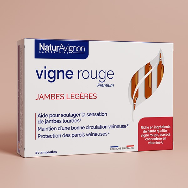 Vigne rouge premium ampoules  - 1