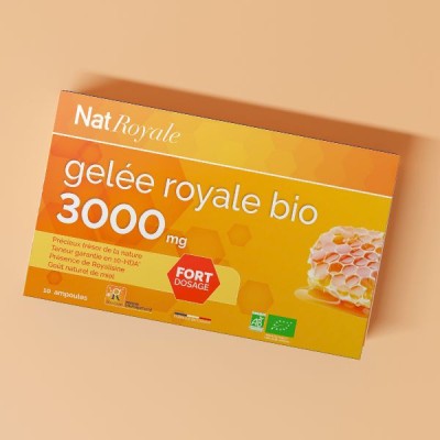 Gelée royale bio 3000 mg ampoules  - 1