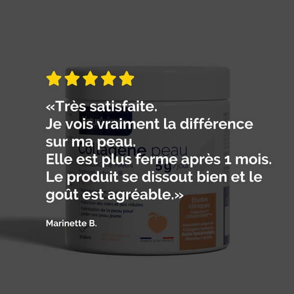 Collagène peau pêche  - 6