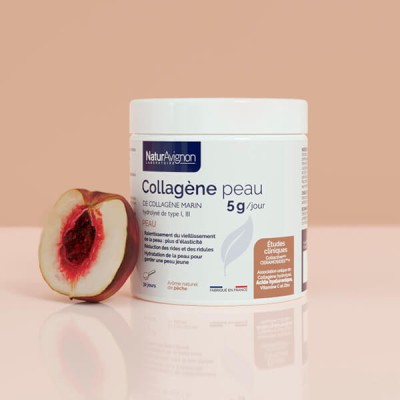 Collagène peau pêche  - 1