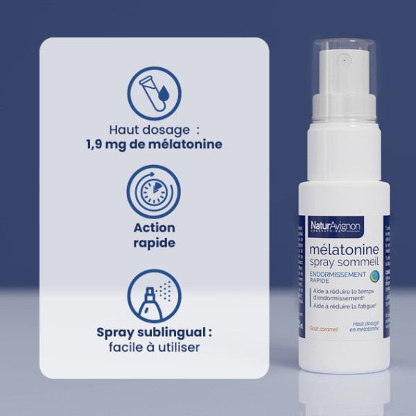 Mélatonine Spray : pour un endormissement rapide