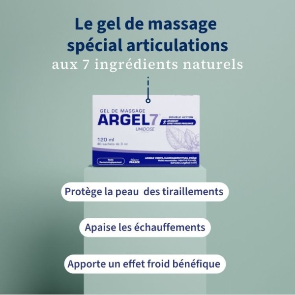 Argel 7 Unidose - Soulagement rapide articulation