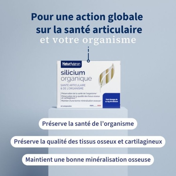 Complément Alimentaire Silicium Organique pour l'Ossature