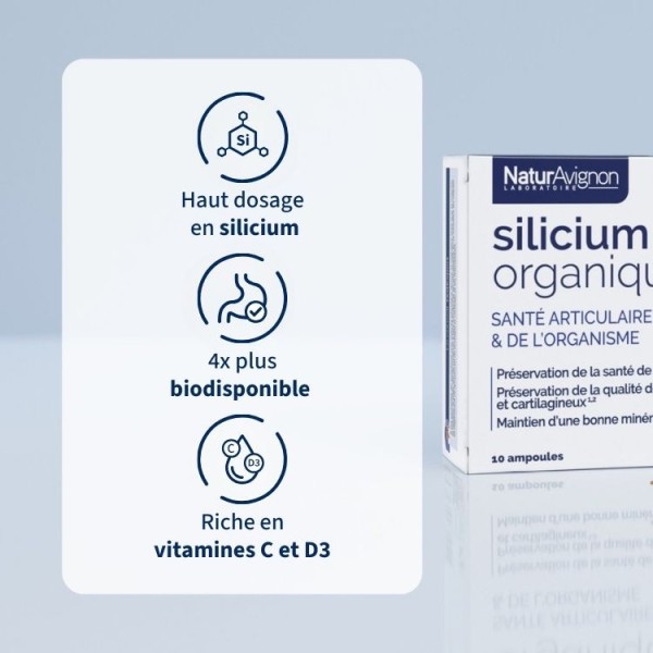 Complément Alimentaire Silicium Organique pour l'Ossature
