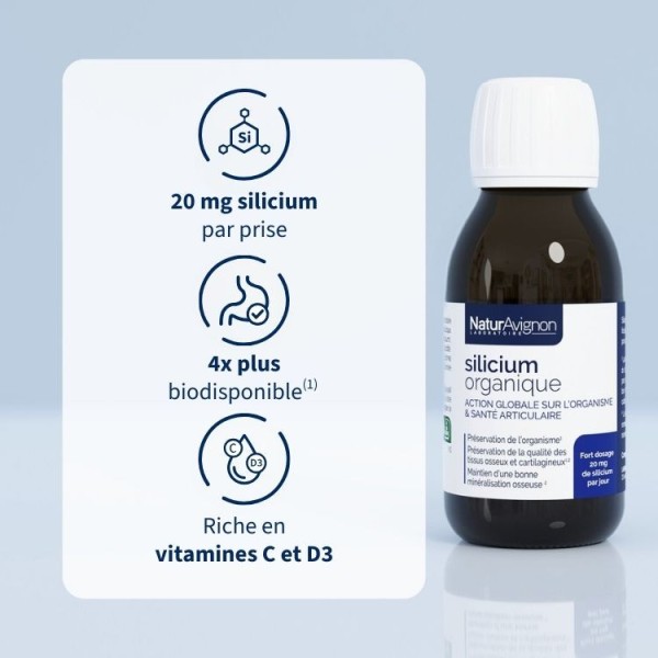 Silicium organique flacon