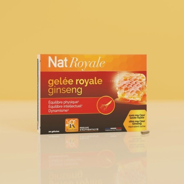 Complément Alimentaire GINSENG & GELEE ROYALE en Gélules