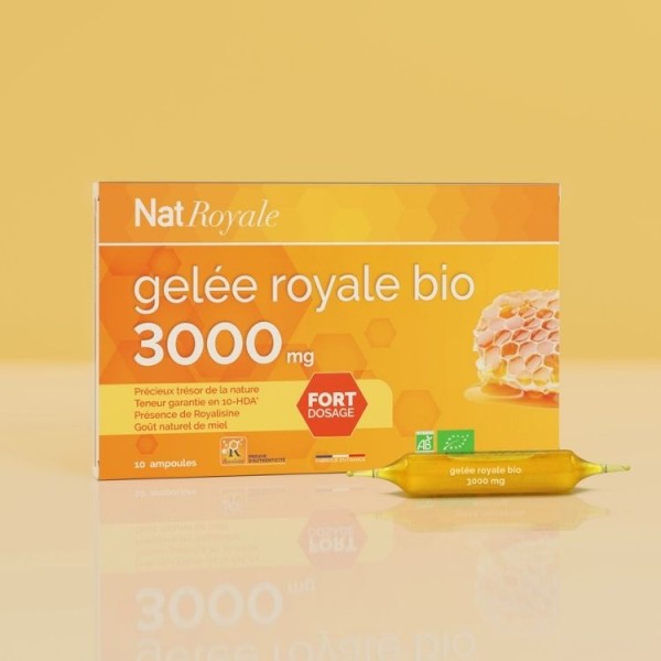 Gelée Royale Bio ampoules - Vitalité & Immunité