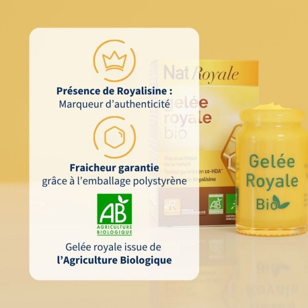 Gelée Royale Bio - Complément alimentaire vitalité