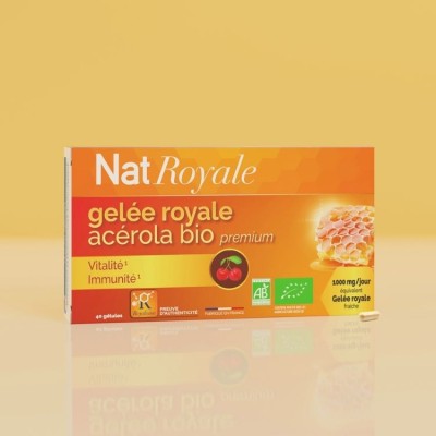 Complément Alimentaire Acérola Bio Premium & Gelée Royale
