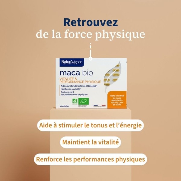 Maca bio - Énergie & vitalité naturelle