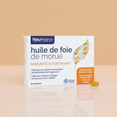 Huile de foie de morue - Capsules bien-être