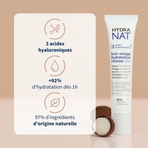 Hydranat : Soin visage apaisant peau sèche & sensible