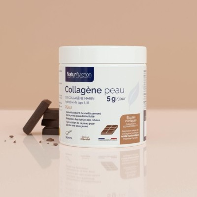 Collagène Peau Saveur Chocolat - Complément beauté peau