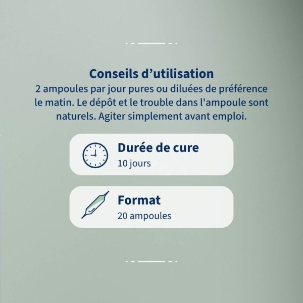 Complément alimentaire Détox foie reins intestins - Ampoules