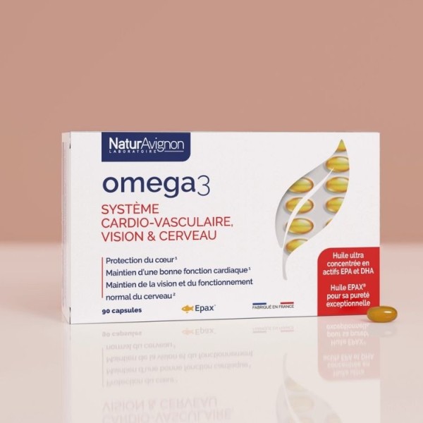 Complément alimentaire Omega 3 - coeur et artères