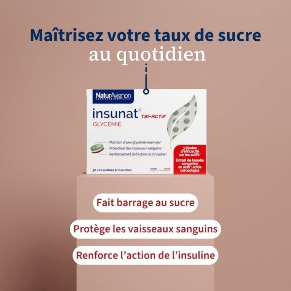 InsuNAT Tri-Actif : Compléments Alimentaires Glycémie