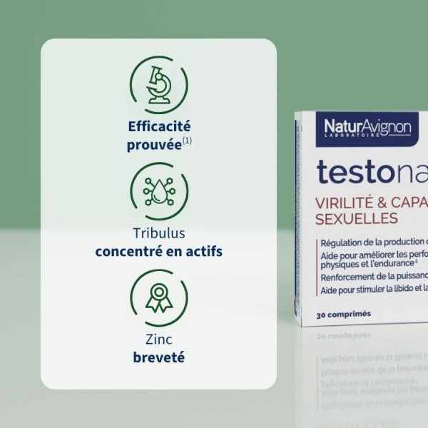 TestoNAT : Complément alimentaire Libido & Téstostérone