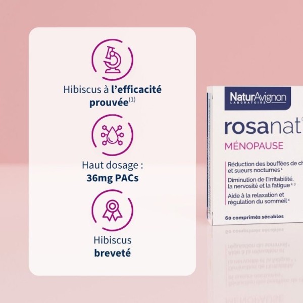 Rosanat Ménopause - Complément alimentaire ménopause