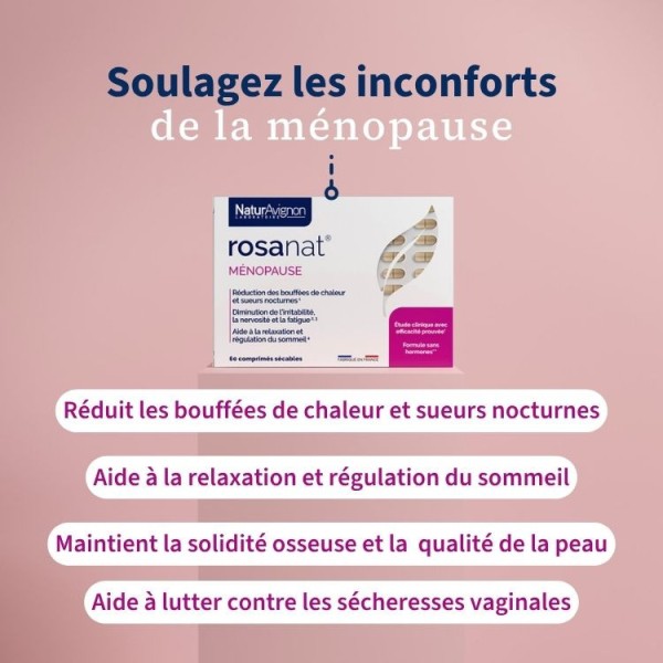 Rosanat Ménopause - Complément alimentaire ménopause