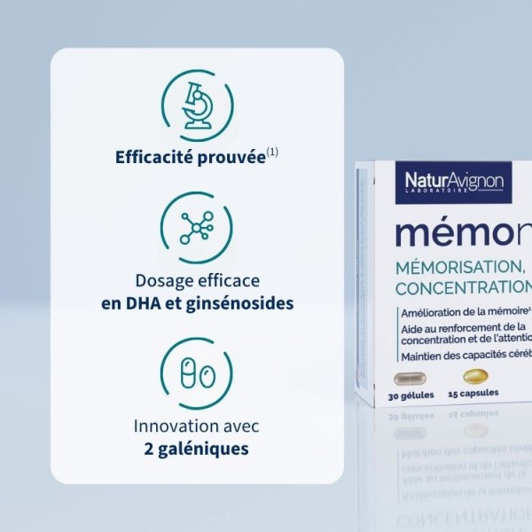 Memonat - Complément soutien mémoire