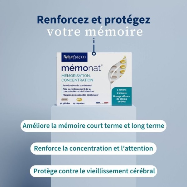 Memonat - Complément soutien mémoire