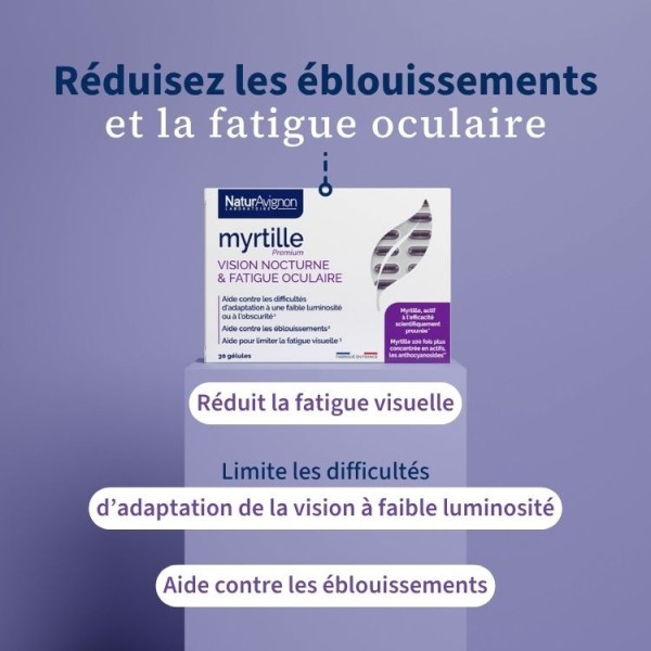 Myrtille Premium - Complément vue & antioxydant