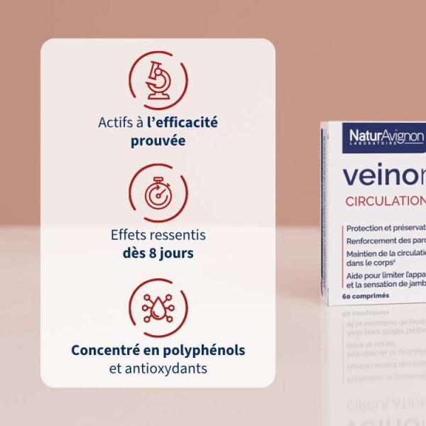 Veinonat Comprimés - Complément circulation jambes