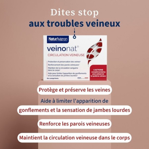 Veinonat Comprimés - Complément circulation jambes