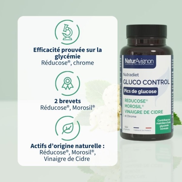 Nutradiet Gluco Control - Complément alimentaire Glycémie