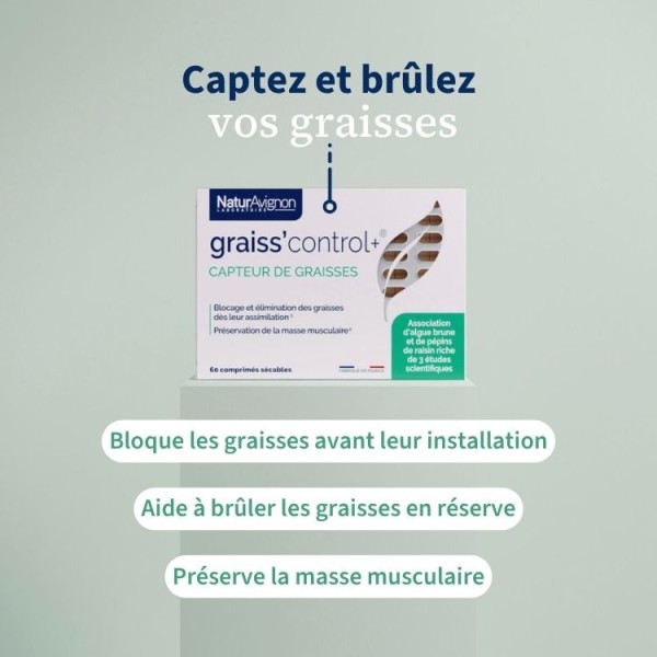 Graiss'Control+ - bruleur minceur pour capter les graisses